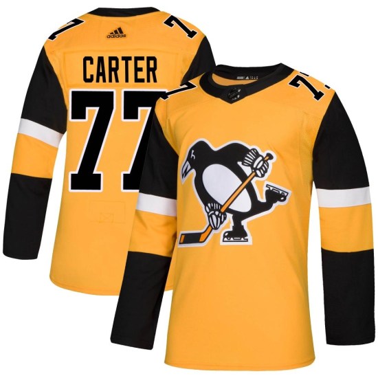 Jeff Carter Pittsburgh Penguins Authentic Alternate Adidas Jersey - Gold