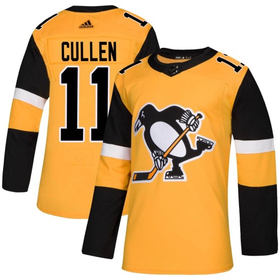 John Cullen Pittsburgh Penguins Authentic Alternate Adidas Jersey - Gold