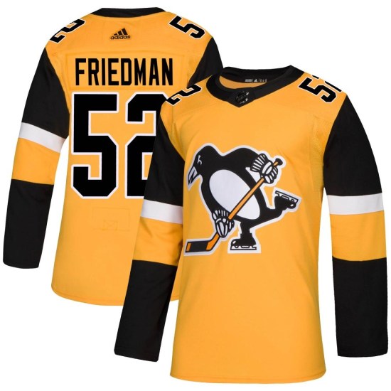 Mark Friedman Pittsburgh Penguins Authentic Alternate Adidas Jersey - Gold