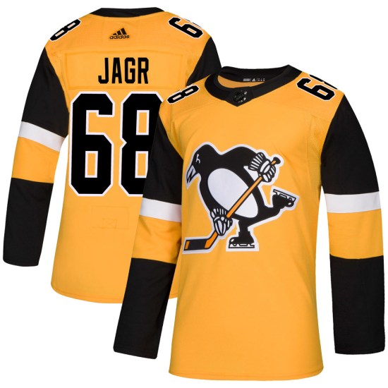 Jaromir Jagr Pittsburgh Penguins Authentic Alternate Adidas Jersey - Gold