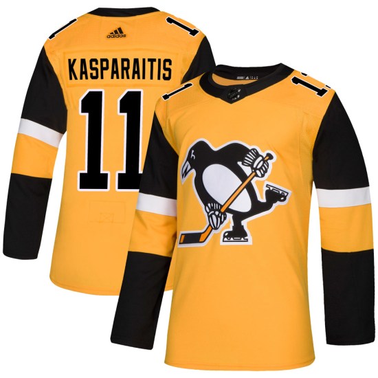 Darius Kasparaitis Pittsburgh Penguins Authentic Alternate Adidas Jersey - Gold