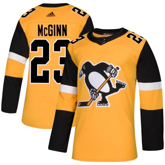Brock McGinn Pittsburgh Penguins Authentic Alternate Adidas Jersey - Gold