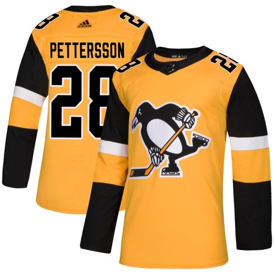 Marcus Pettersson Pittsburgh Penguins Authentic Alternate Adidas Jersey - Gold