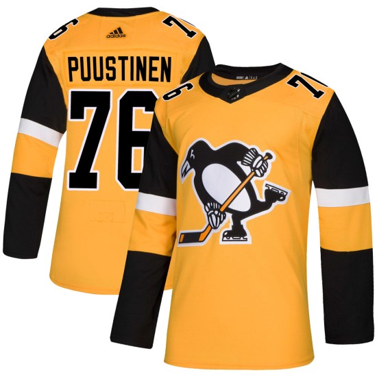 Valtteri Puustinen Pittsburgh Penguins Authentic Alternate Adidas Jersey - Gold