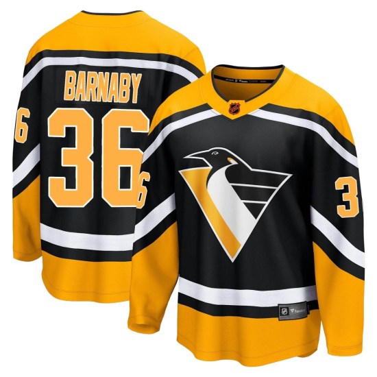 Matthew Barnaby Pittsburgh Penguins Youth Breakaway Special Edition 2.0 Fanatics Branded Jersey - Black