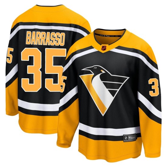 Tom Barrasso Pittsburgh Penguins Youth Breakaway Special Edition 2.0 Fanatics Branded Jersey - Black