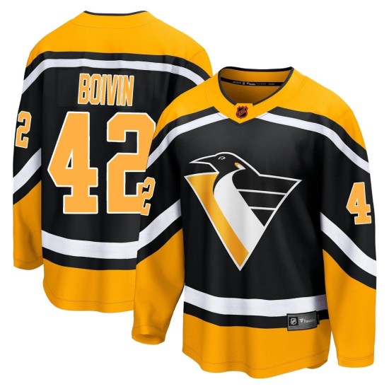 Leo Boivin Pittsburgh Penguins Youth Breakaway Special Edition 2.0 Fanatics Branded Jersey - Black