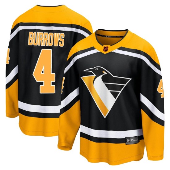Dave Burrows Pittsburgh Penguins Youth Breakaway Special Edition 2.0 Fanatics Branded Jersey - Black