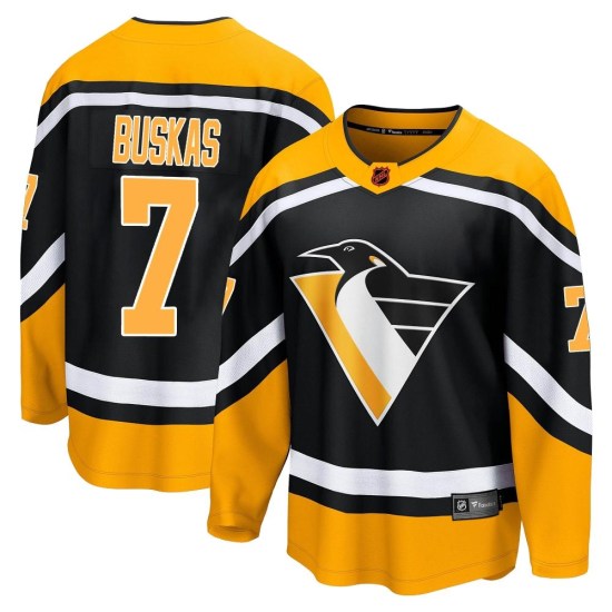 Rod Buskas Pittsburgh Penguins Youth Breakaway Special Edition 2.0 Fanatics Branded Jersey - Black