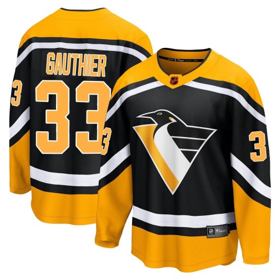 Taylor Gauthier Pittsburgh Penguins Youth Breakaway Special Edition 2.0 Fanatics Branded Jersey - Black