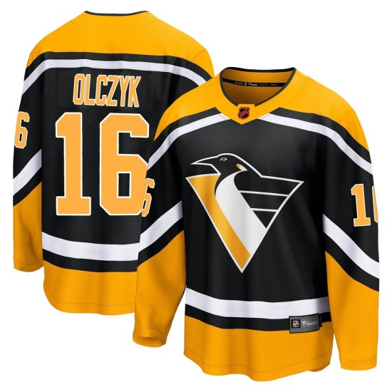 Ed Olczyk Pittsburgh Penguins Youth Breakaway Special Edition 2.0 Fanatics Branded Jersey - Black