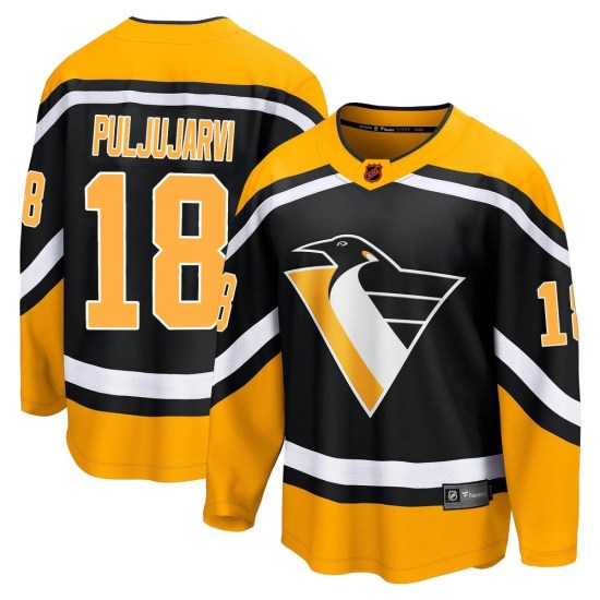 Jesse Puljujarvi Pittsburgh Penguins Youth Breakaway Special Edition 2.0 Fanatics Branded Jersey - Black
