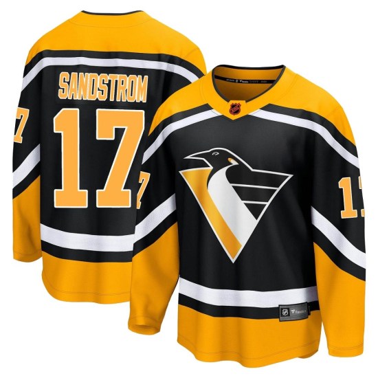 Tomas Sandstrom Pittsburgh Penguins Youth Breakaway Special Edition 2.0 Fanatics Branded Jersey - Black