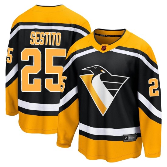 Tom Sestito Pittsburgh Penguins Youth Breakaway Special Edition 2.0 Fanatics Branded Jersey - Black