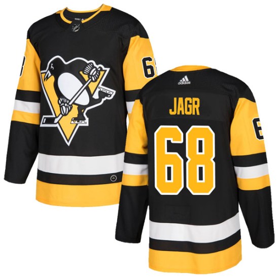 Jaromir Jagr Pittsburgh Penguins Authentic Home Adidas Jersey - Black