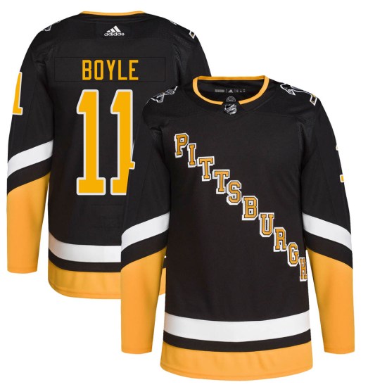 Brian Boyle Pittsburgh Penguins Authentic 2021/22 Alternate Primegreen Pro Player Adidas Jersey - Black