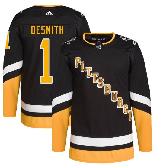 Casey DeSmith Pittsburgh Penguins Authentic 2021/22 Alternate Primegreen Pro Player Adidas Jersey - Black