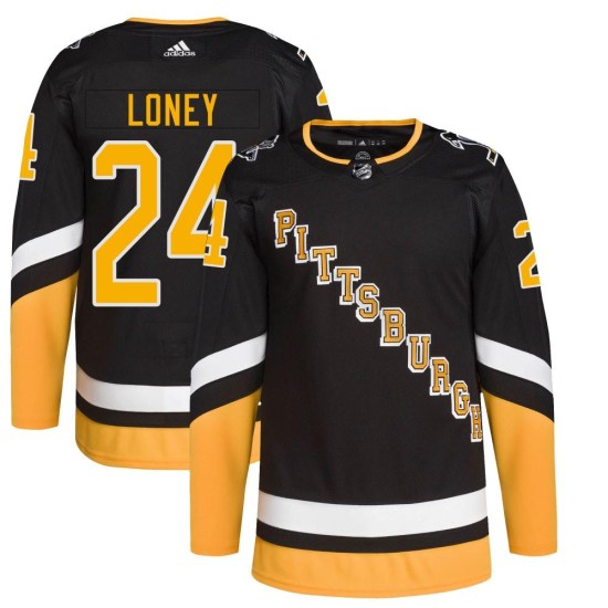 Troy Loney Pittsburgh Penguins Authentic 2021/22 Alternate Primegreen Pro Player Adidas Jersey - Black