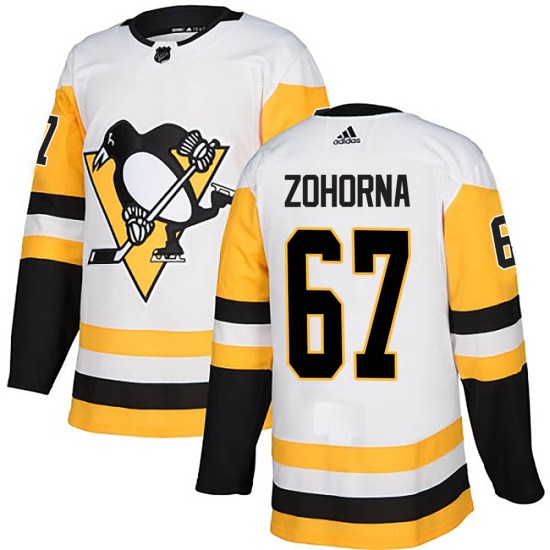 Radim Zohorna Pittsburgh Penguins Authentic Away Adidas Jersey - White