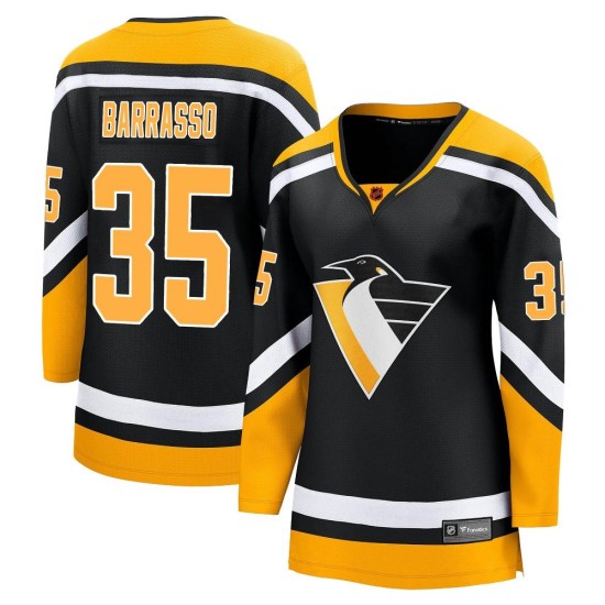 Tom Barrasso Pittsburgh Penguins Women's Breakaway Special Edition 2.0 Fanatics Branded Jersey - Black
