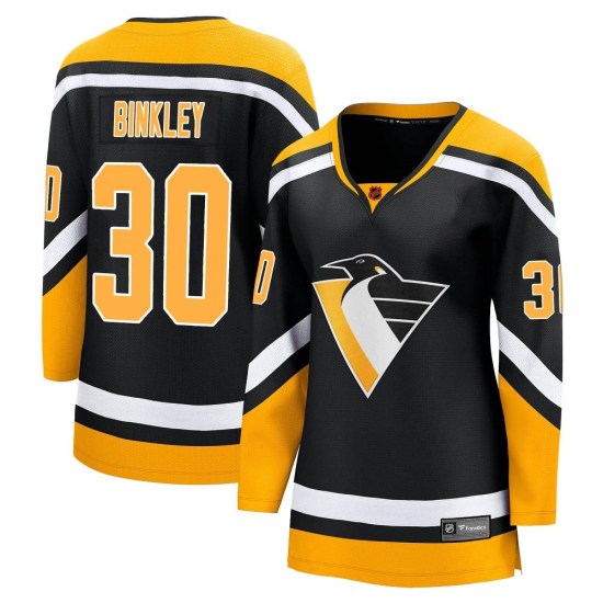 Les Binkley Pittsburgh Penguins Women's Breakaway Special Edition 2.0 Fanatics Branded Jersey - Black