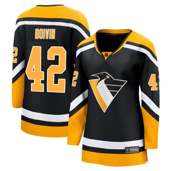 Leo Boivin Pittsburgh Penguins Women's Breakaway Special Edition 2.0 Fanatics Branded Jersey - Black