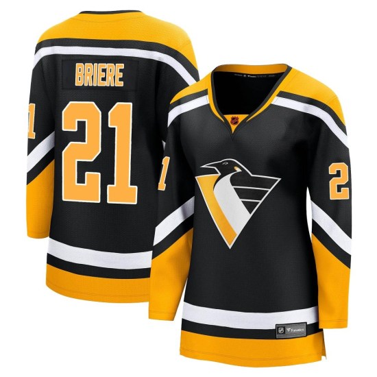 Michel Briere Pittsburgh Penguins Women's Breakaway Special Edition 2.0 Fanatics Branded Jersey - Black