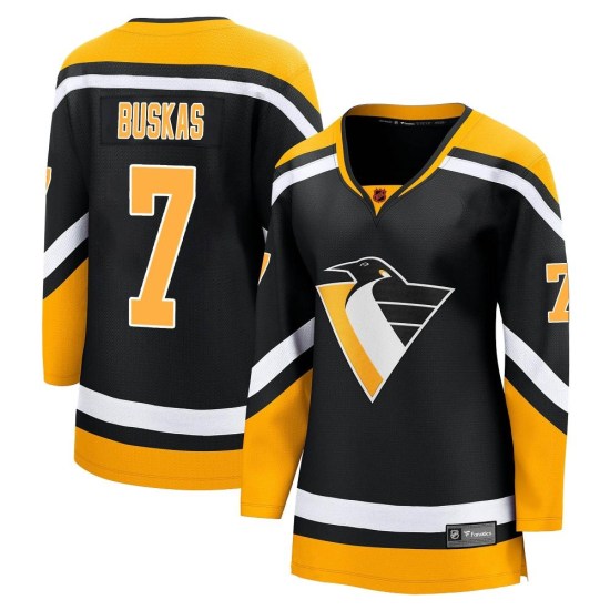Rod Buskas Pittsburgh Penguins Women's Breakaway Special Edition 2.0 Fanatics Branded Jersey - Black