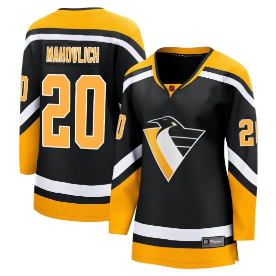Peter Mahovlich Pittsburgh Penguins Women's Breakaway Special Edition 2.0 Fanatics Branded Jersey - Black