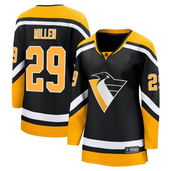 Greg Millen Pittsburgh Penguins Women's Breakaway Special Edition 2.0 Fanatics Branded Jersey - Black