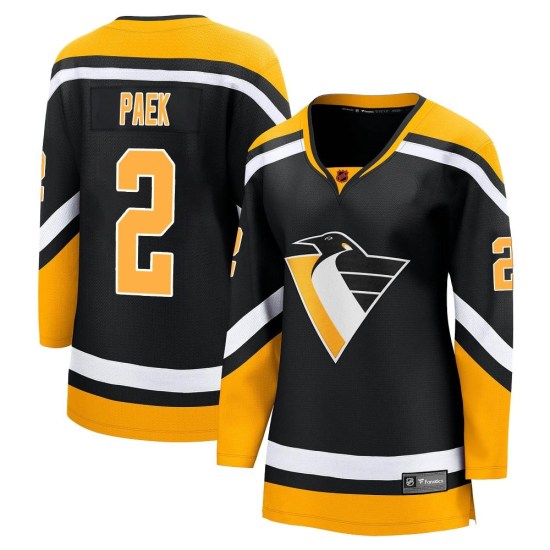 Jim Paek Pittsburgh Penguins Women's Breakaway Special Edition 2.0 Fanatics Branded Jersey - Black