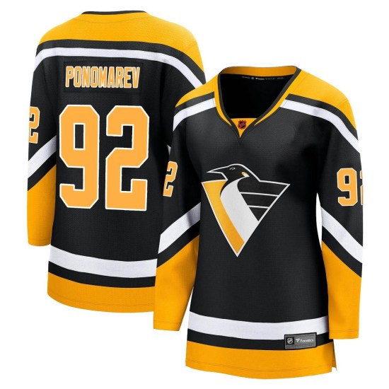 Vasily Ponomarev Pittsburgh Penguins Women's Breakaway Special Edition 2.0 Fanatics Branded Jersey - Black