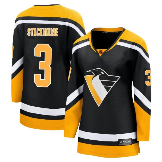 Ron Stackhouse Pittsburgh Penguins Women's Breakaway Special Edition 2.0 Fanatics Branded Jersey - Black
