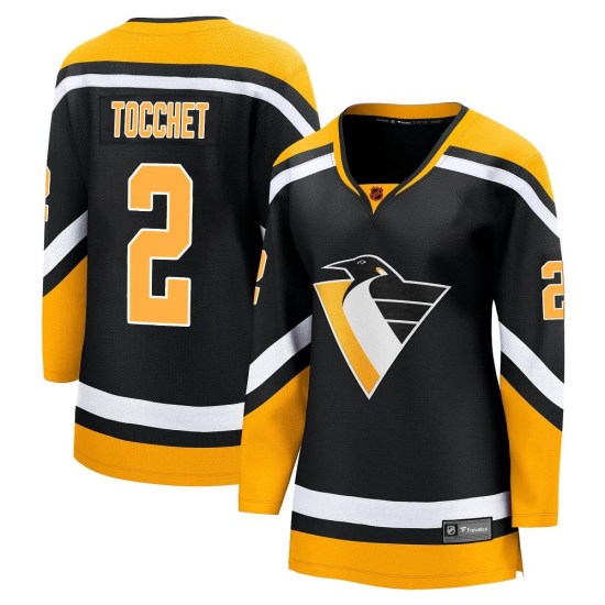 Rick Tocchet Pittsburgh Penguins Women's Breakaway Special Edition 2.0 Fanatics Branded Jersey - Black