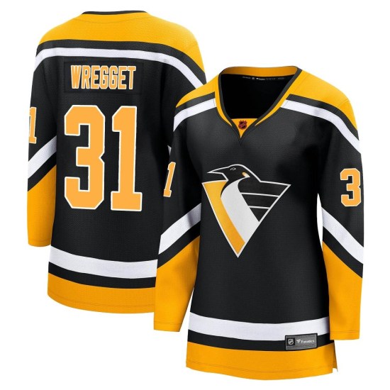 Ken Wregget Pittsburgh Penguins Women's Breakaway Special Edition 2.0 Fanatics Branded Jersey - Black