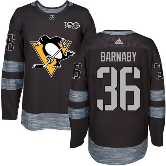 Matthew Barnaby Pittsburgh Penguins Authentic 1917-2017 100th Anniversary Jersey - Black