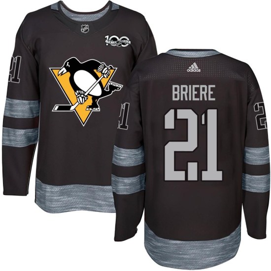 Michel Briere Pittsburgh Penguins Authentic 1917-2017 100th Anniversary Jersey - Black
