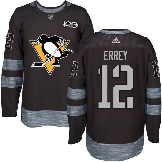 Bob Errey Pittsburgh Penguins Authentic 1917-2017 100th Anniversary Jersey - Black