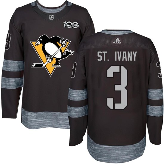 Jack St. Ivany Pittsburgh Penguins Authentic 1917-2017 100th Anniversary Jersey - Black