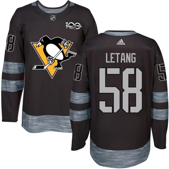 Kris Letang Pittsburgh Penguins Authentic 1917-2017 100th Anniversary Jersey - Black