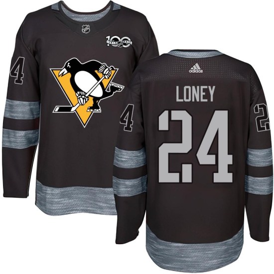 Troy Loney Pittsburgh Penguins Authentic 1917-2017 100th Anniversary Jersey - Black