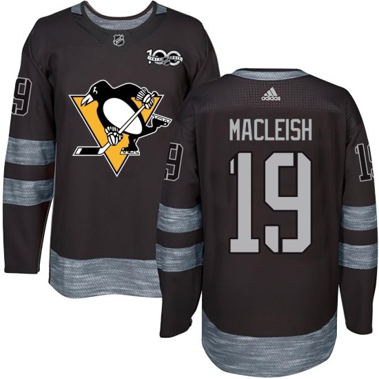 Rick Macleish Pittsburgh Penguins Authentic 1917-2017 100th Anniversary Jersey - Black