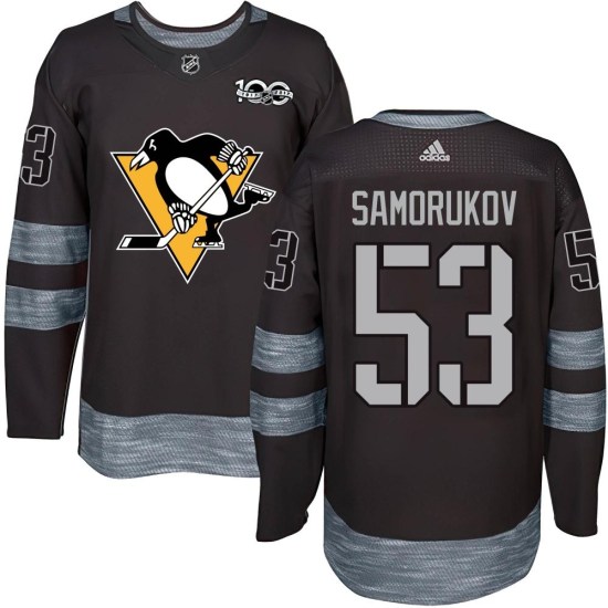 Dmitri Samorukov Pittsburgh Penguins Authentic 1917-2017 100th Anniversary Jersey - Black