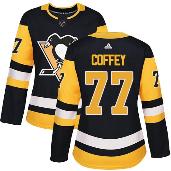 Paul Coffey Pittsburgh Penguins Women's Authentic Home Adidas Jersey - Black
