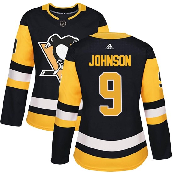 Mark Johnson Pittsburgh Penguins Women's Authentic Home Adidas Jersey - Black