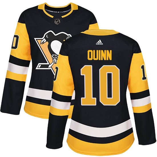 Dan Quinn Pittsburgh Penguins Women's Authentic Home Adidas Jersey - Black