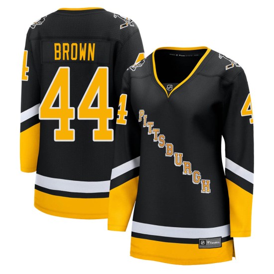 Rob Brown Pittsburgh Penguins Women's Premier 2021/22 Alternate Breakaway Player Fanatics Branded Jersey - Black