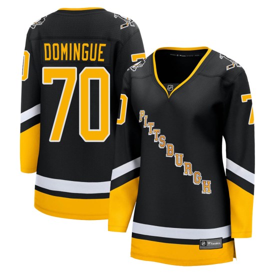 Louis Domingue Pittsburgh Penguins Women's Premier 2021/22 Alternate Breakaway Player Fanatics Branded Jersey - Black