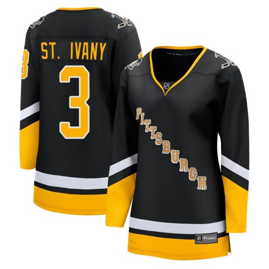 Jack St. Ivany Pittsburgh Penguins Women's Premier 2021/22 Alternate Breakaway Player Fanatics Branded Jersey - Black
