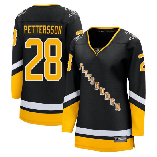 Marcus Pettersson Pittsburgh Penguins Women's Premier 2021/22 Alternate Breakaway Player Fanatics Branded Jersey - Black